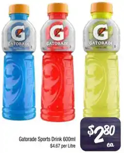 Foodworks Gatorade Sports Drink offer
