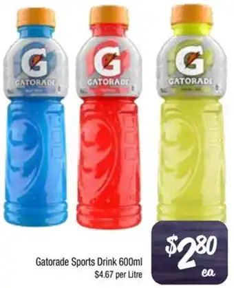 Foodworks Gatorade Sports Drink offer