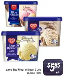 Foodworks Streets Blue Ribbon Ice Cream offer