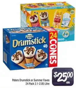 Foodworks Peters Drumstick or Summer Faves offer