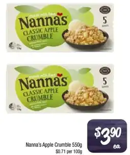 Foodworks Nanna's Apple Crumble offer