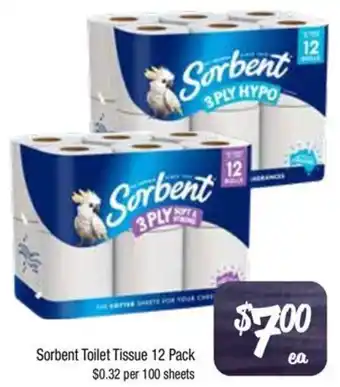 Foodworks Sorbent Toilet Tissue offer