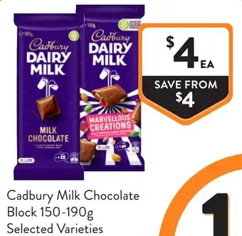 Cadbury Milk Chocolate Block