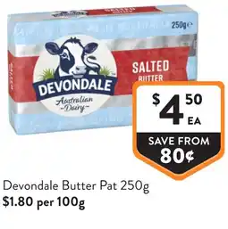 Foodworks Devondale Butter Pat offer