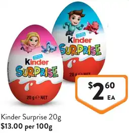 Foodworks Kinder Surprise offer
