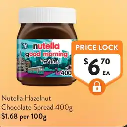 Foodworks Nutella Hazelnut Chocolate Spread offer