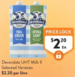 Foodworks Devondale UHT Milk offer