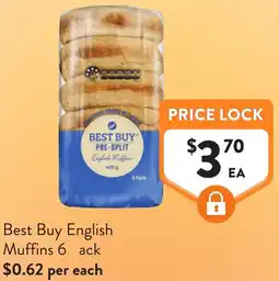 Foodworks Best Buy English Muffins offer