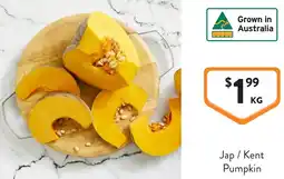 Foodworks Jap / Kent Pumpkin offer