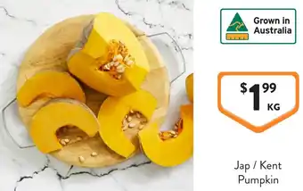 Foodworks Jap / Kent Pumpkin offer