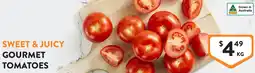 Foodworks Sweet & juicy gourmet tomatoes offer