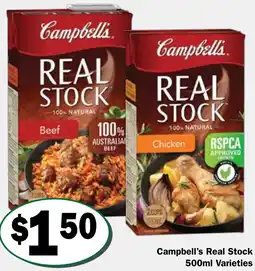 Friendly Grocer Campbell's Real Stock offer