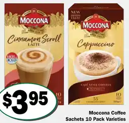 Friendly Grocer Moccona Coffee Sachets offer