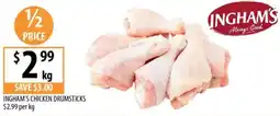 Supabarn Ingham's chicken drumsticks offer