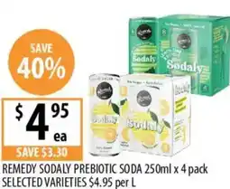 Supabarn REMEDY SODALY PREBIOTIC SODA offer