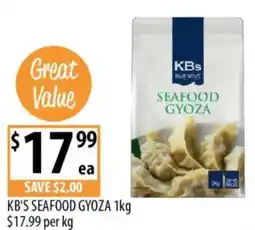 Supabarn Kb's seafood gyoza offer