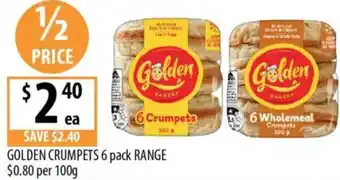 Supabarn Golden crumpets offer