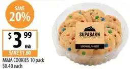 Supabarn M&M cookies offer