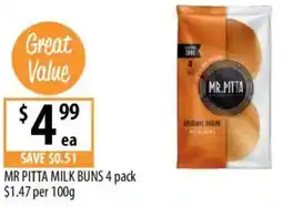 Supabarn Mr pitta milk buns offer