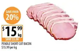 Supabarn Pendle short cut bacon offer