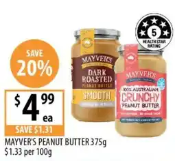 Supabarn Mayver's peanut butter offer