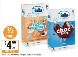 Supabarn Bulla stick ice creams offer