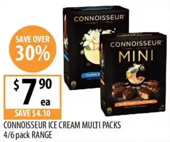 Supabarn Connoisseur ice cream multi packs offer