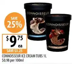 Supabarn Connoisseur ice cream tubs offer
