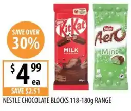Supabarn Nestle chocolate blocks offer