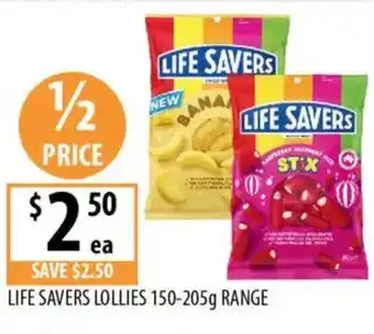 Supabarn Life savers lollies offer