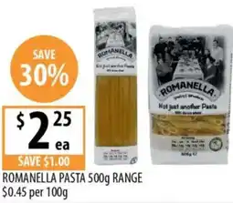Supabarn Romanella pasta offer