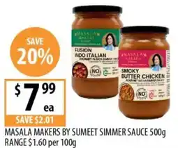Supabarn Masala makers by sumeet simmer sauce offer