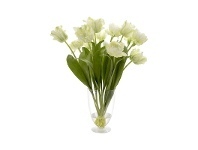 LivingStyles Darsh Artificial Tulip in Glass Vase offer