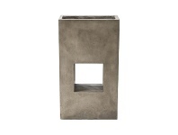 LivingStyles Hoe Concrete Planter Stand, Small offer