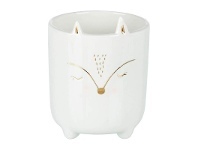 Kaistune Porcelain Pot, Fox Face