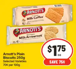 IGA Arnotts Plain Biscuits offer