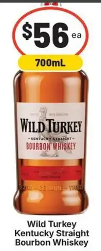 IGA Liquor Wild Turkey Kentucky Straight Bourbon Whiskey offer