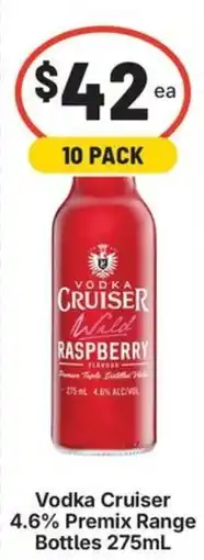 IGA Liquor Vodka Cruiser 4.6% Premix Range Bottles offer