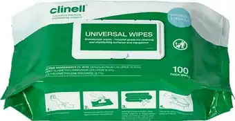 Clinell Universal Wipes 100 Wipes