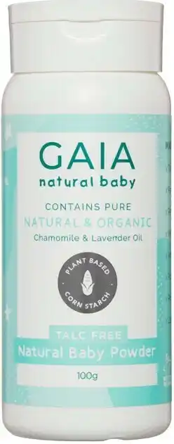 Priceline Gaia Natural Baby Powder 100g offer