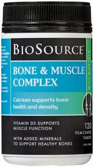 Priceline Biosource Bone & Muscle Complex 120 Film-Coated Tablets offer