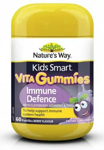Priceline Nature's Way Kids Smart Vita Gummies Immune Defence 60 Gummies offer