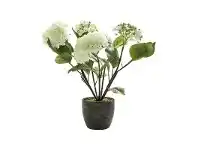 LivingStyles Solis Artificial Hydrangea in Ceramic Pot offer