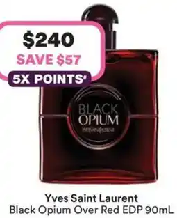 Priceline Yves Saint Laurent Black Opium Over Red EDP offer