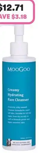 Priceline MooGoo Creamy Hydrating Face Cleanser offer