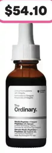 Priceline The Ordinary Multi-Peptide + Copper Peptides 1% Serum offer