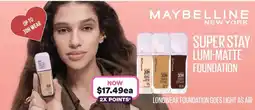 Priceline Super stay lumi matte foundation offer