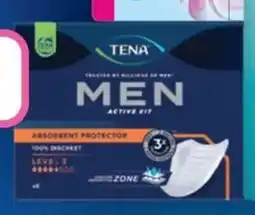 Priceline Tena men active fit absorbent protectors offer