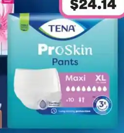 Priceline Tena proskin pants maxi in size extra offer