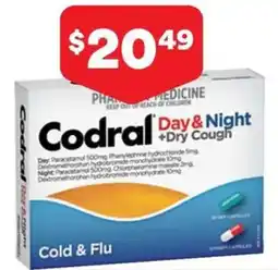 Priceline CODRAL Day & Night +Dry Cough offer